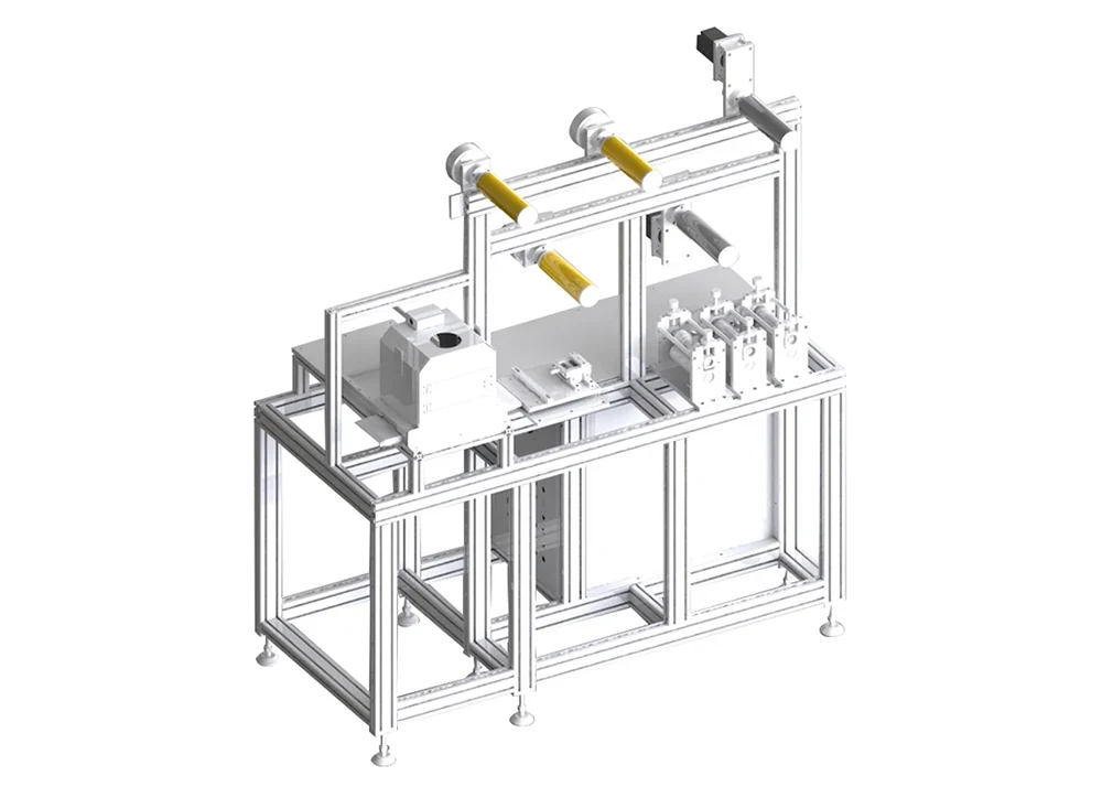 Macchina per la produzione di elettrodi ECG con linguetta di rivestimento in linea