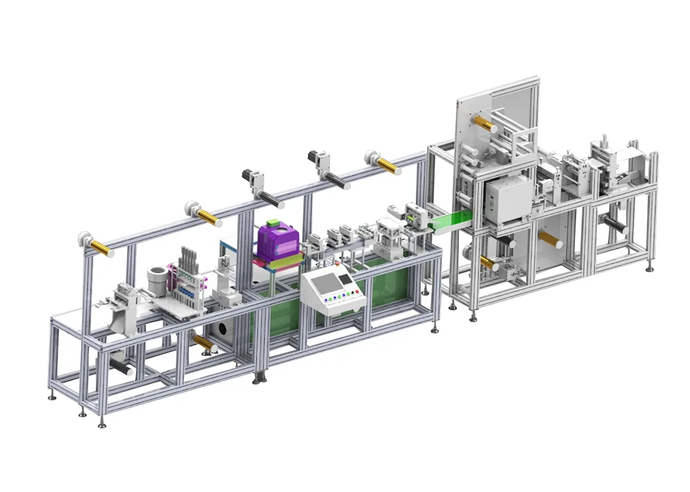 Macchina per la produzione di elettrodi ECG multi-fila